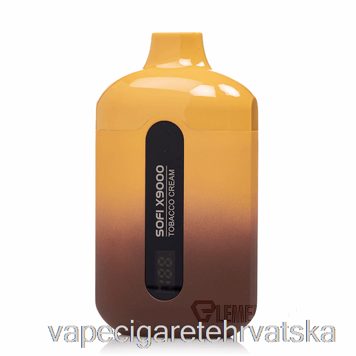 Vape Hrvatska Sofi X9000 0% Zero Nicotine Smart Jednokratna Duhanska Krema